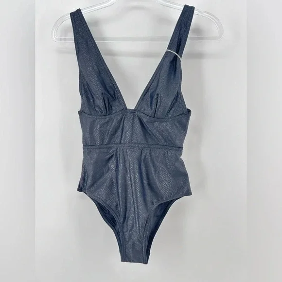 NWT Zimmermann Swim Snake animal print one piece swimsuit Black AU 1 US 4-6 - Picture 4 of 8